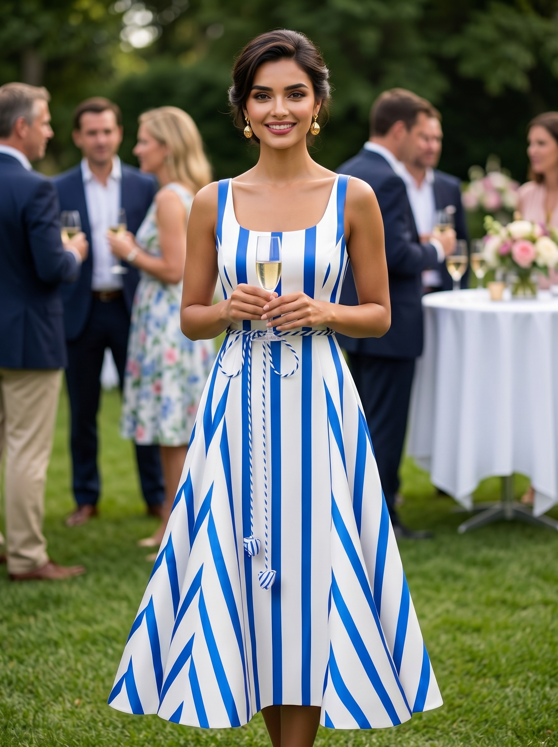 Robe rayée bleu & blanc – Fraîche et super flatteuse