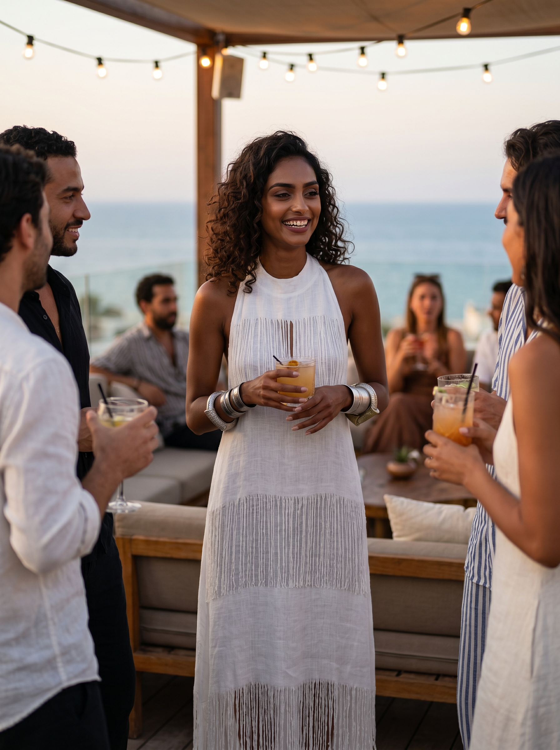 Robe blanche bohème – Légère et stylée